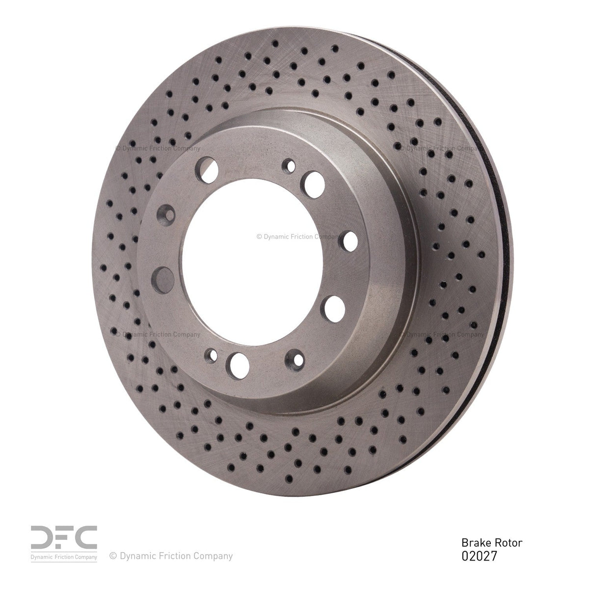 DFC 94-98 Porsche 911 Rear Drilled Brake Rotor