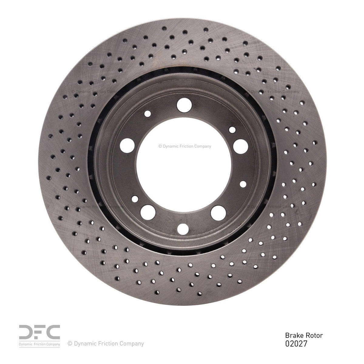 DFC 94-98 Porsche 911 Rear Drilled Brake Rotor