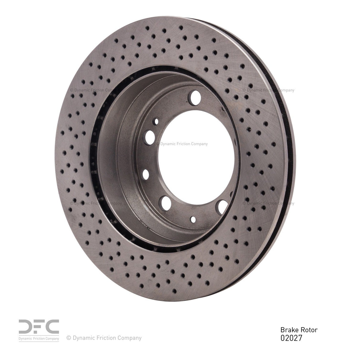DFC 94-98 Porsche 911 Rear Drilled Brake Rotor