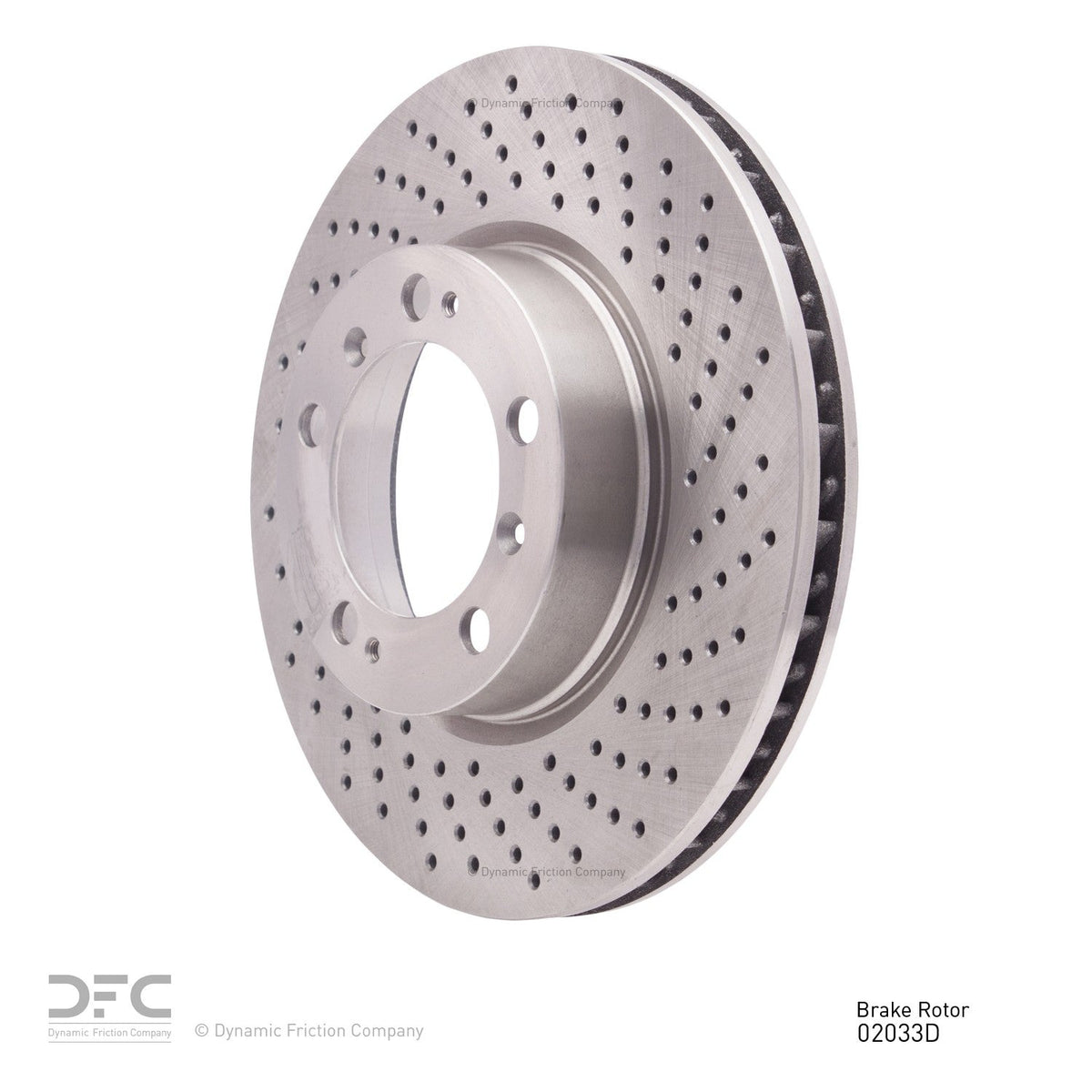 DFC 98-12 Porsche Boxster Right Front Drilled Brake Rotor