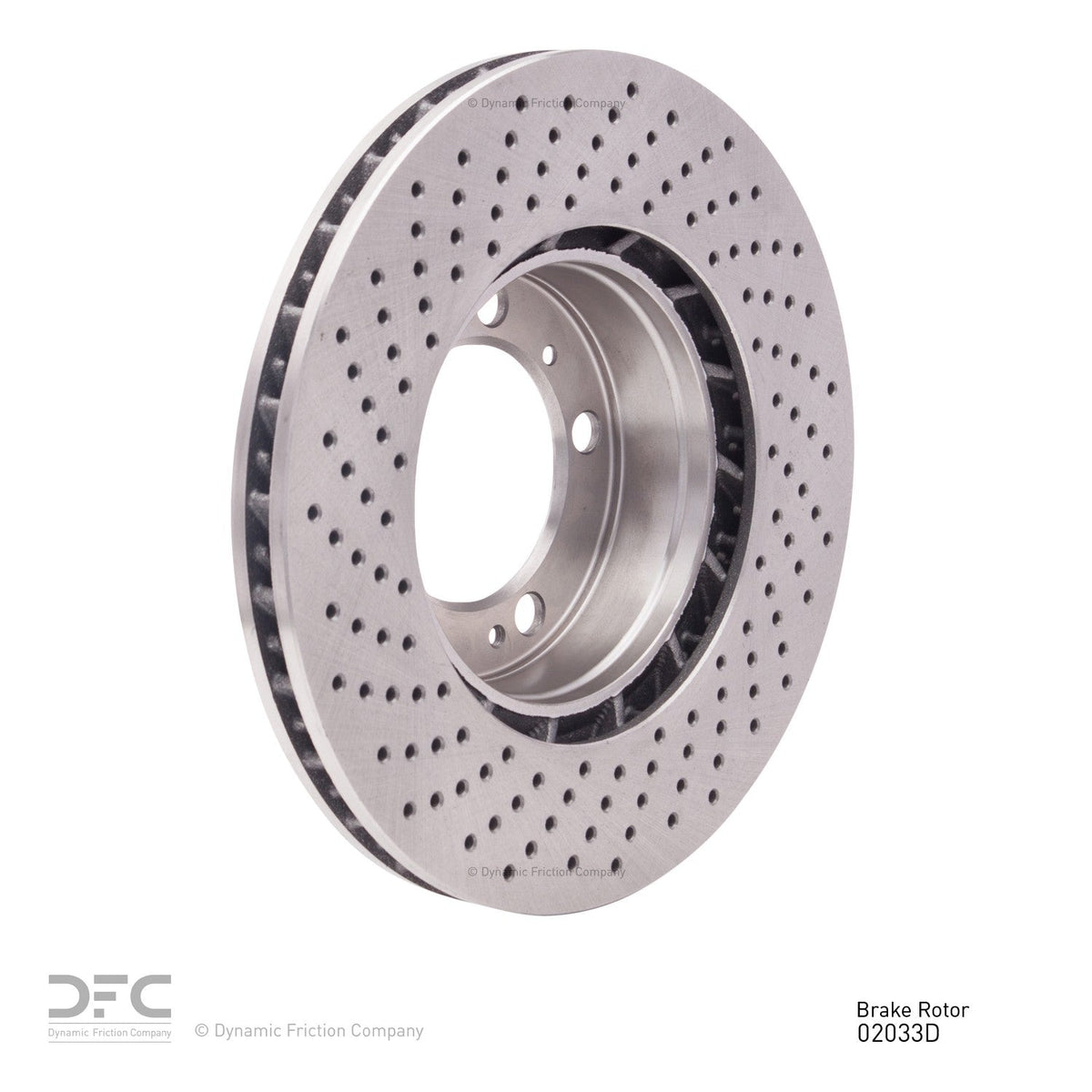 DFC 98-12 Porsche Boxster Right Front Drilled Brake Rotor