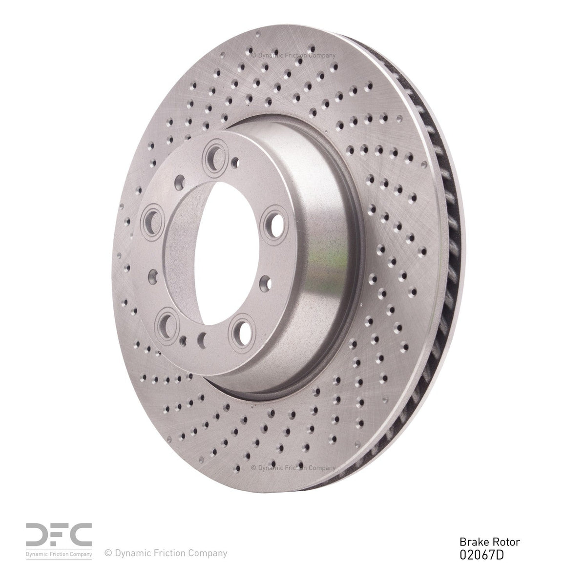 DFC 99-23 Porsche 911 Left Rear Drilled Brake Rotor