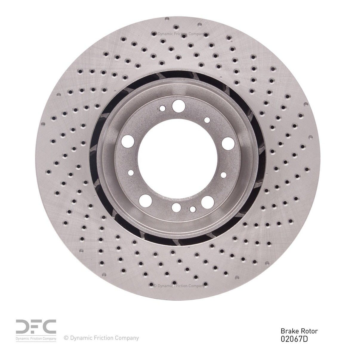 DFC 99-23 Porsche 911 Left Rear Drilled Brake Rotor