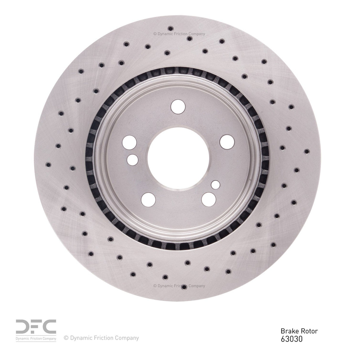 DFC 93-02 Mercedes-Benz 600SL Rear Drilled Brake Rotor