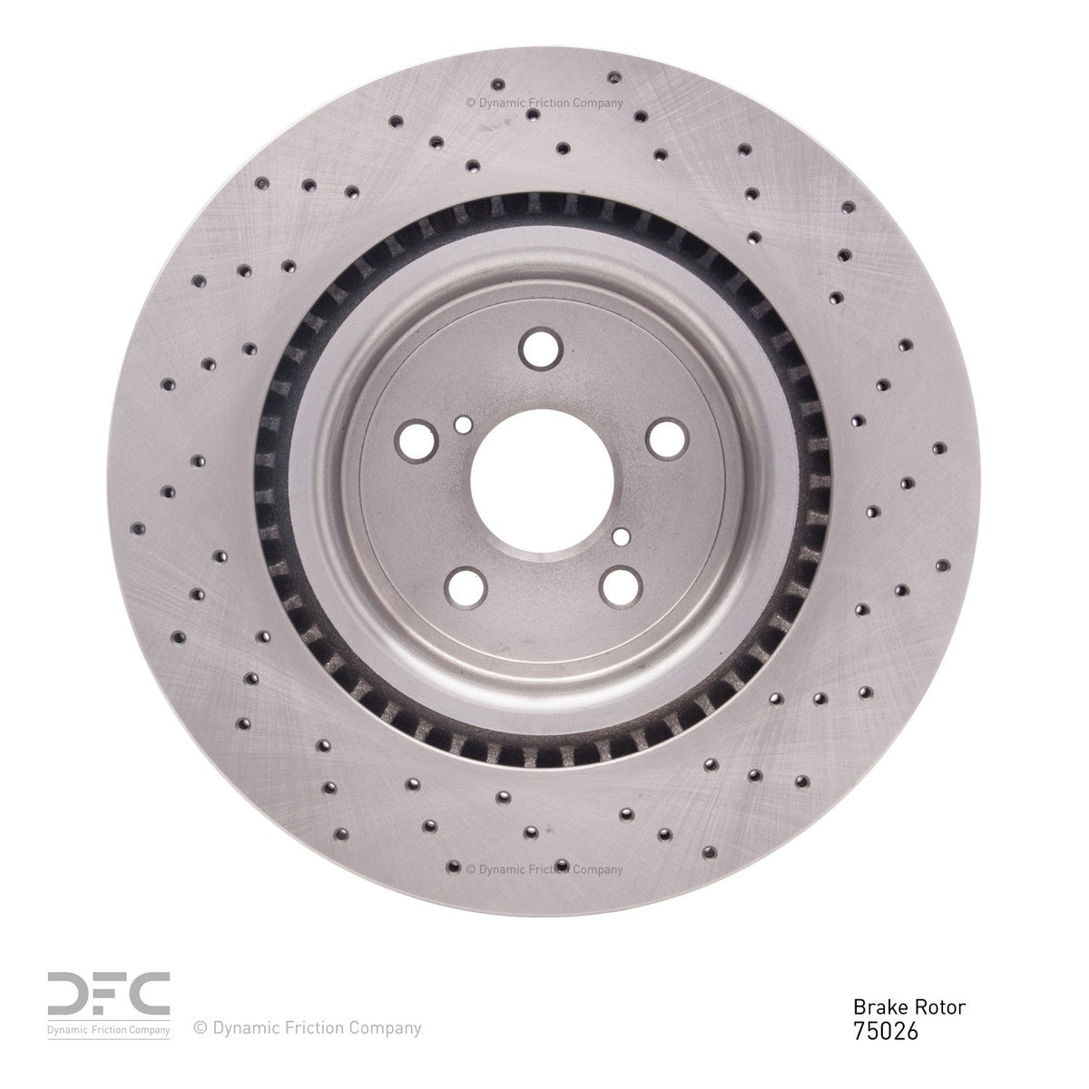 DFC 08-14 Lexus IS F Front Drilled Brake Rotor