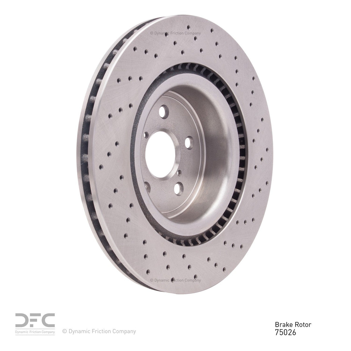 DFC 08-14 Lexus IS F Front Drilled Brake Rotor