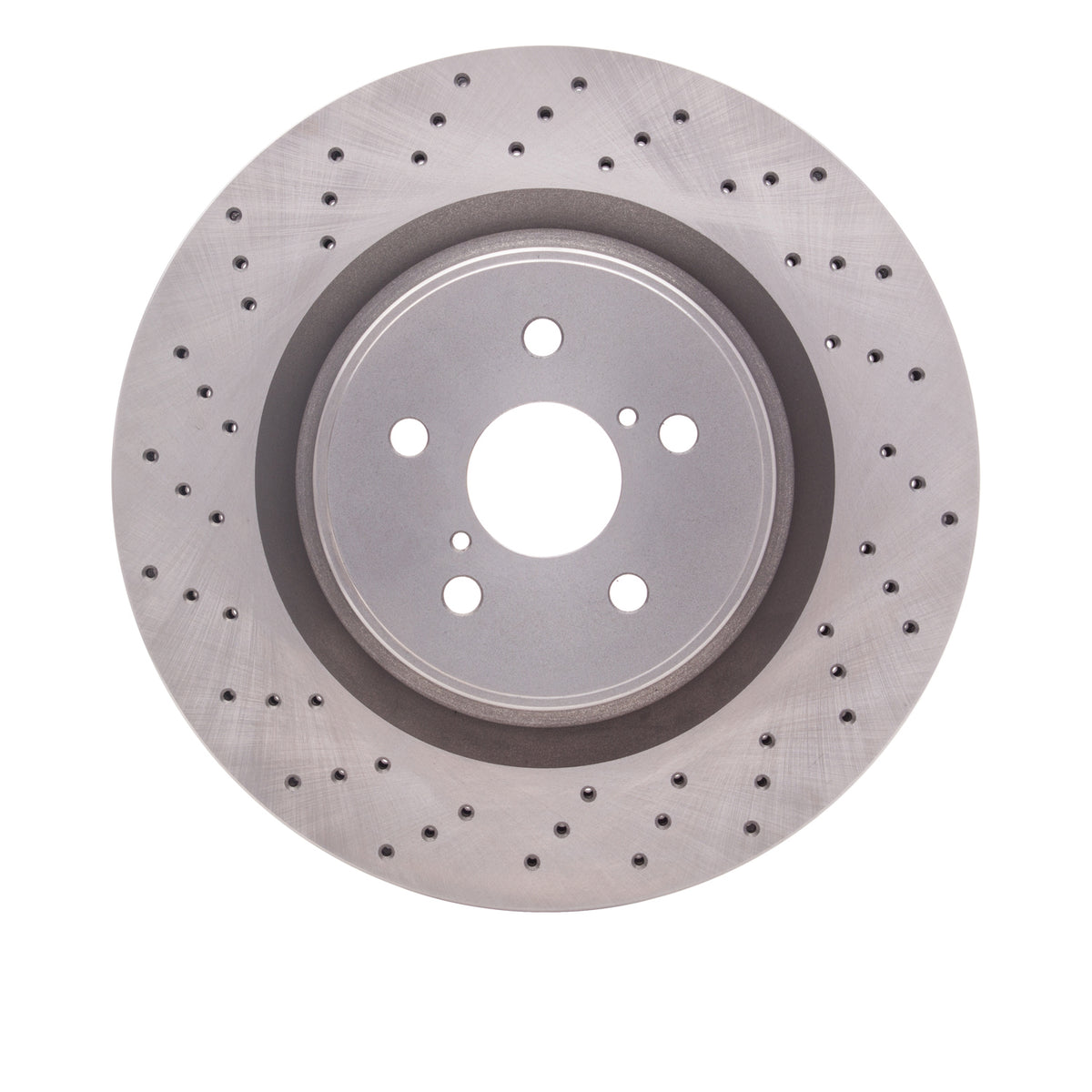R1 2008-2014 Lexus IS F Front Brake Rotor - Drilled
