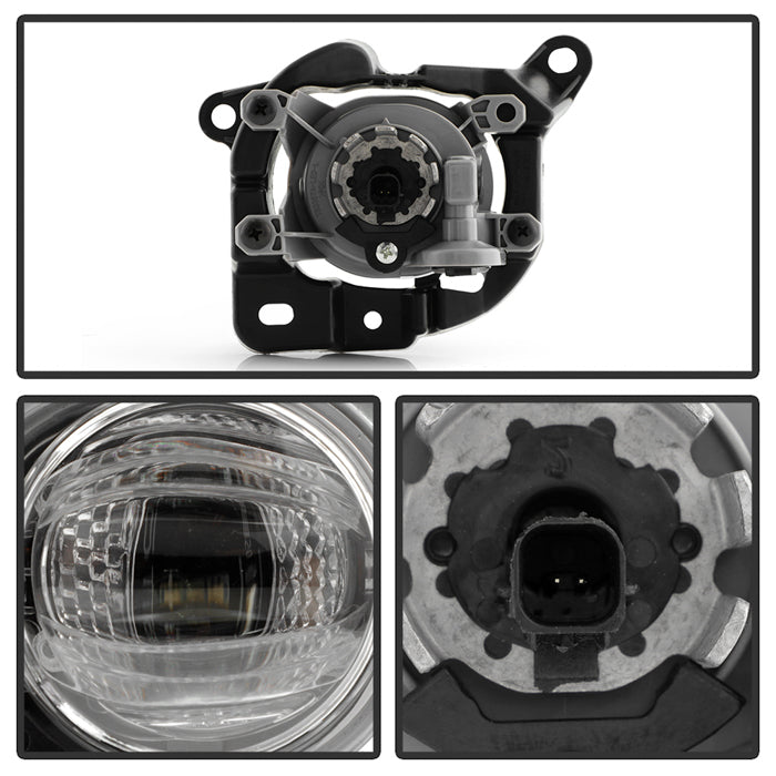 Spyder 20-24 Toyota Venza OEM LED Fog Light w/ Switch - Clear (FL-TV20-LED-C)