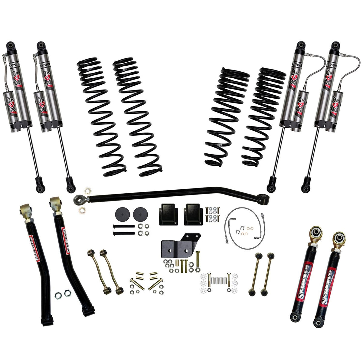 Skyjacker 20-23 Jeep Gladiator JT Rubicon 6in Front 4.5in Rear Long Travel Coil Spring Lift Kit