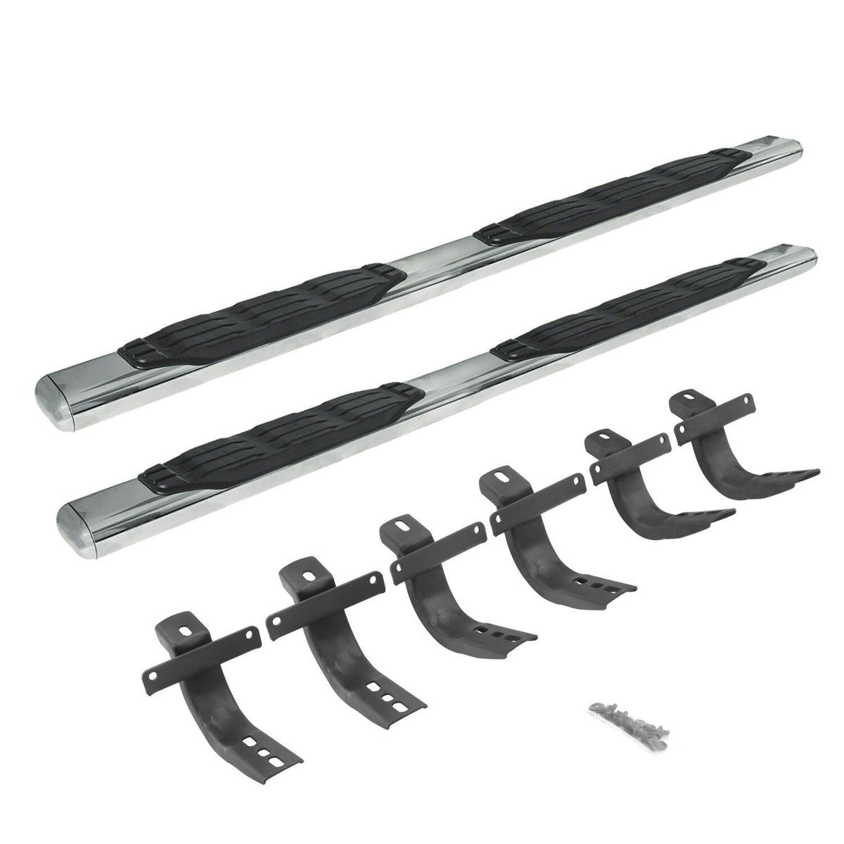 Go Rhino 2021+ Ford Bronco (Excludes Sport Models) 5in 1000 Series Complete Kit w/Sidestep + Brkts