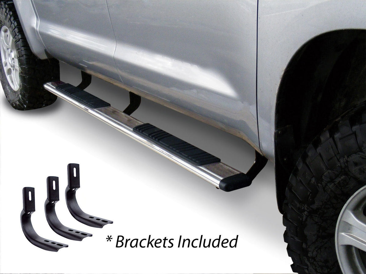 Go Rhino 04-15 Nissan Titan 5in OE Xtreme Low Profile Complete Kit w/Sidesteps + Brkts