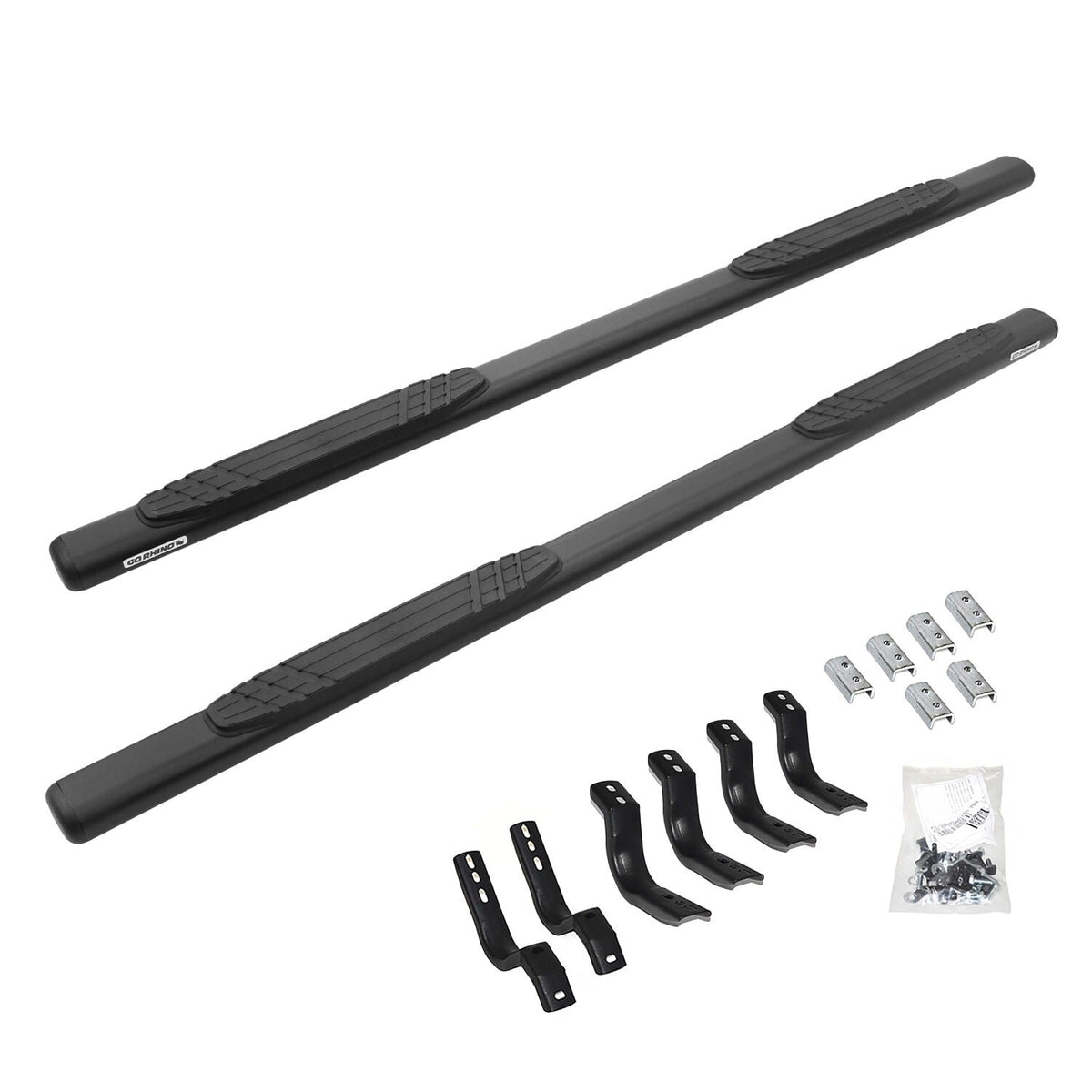 Go Rhino 99-16 Ford F-250/F-350 SD 4in OE Xtreme Complete Kit w/Sidesteps + Brkts