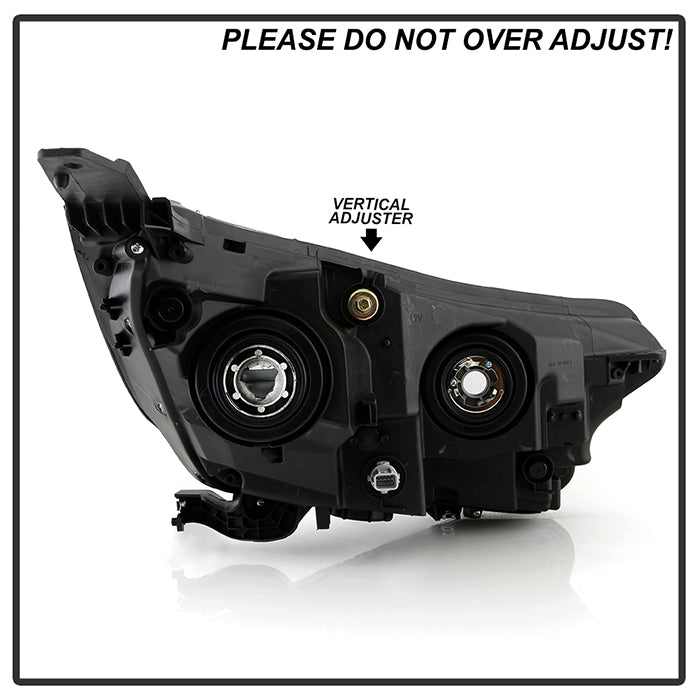 xTune Honda CRV Driver Side Halogen w/ LED DRL Headlight - OEM Left (HD-JH-HCRV17-OE-L)