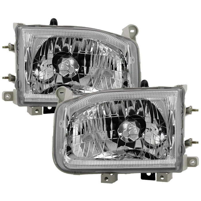 Spyder 99-04 Nissan Pathfinder OEM Style Headlights - Set - Chrome (HD-JH-NF99-AM-C)