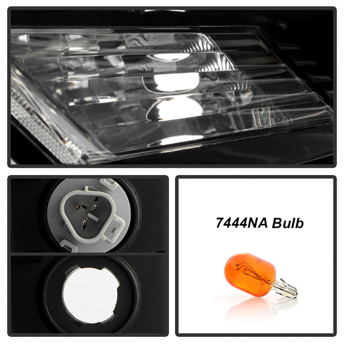 Spyder 22-24 Toyota RAV4 LED High Low Beam w/Halogen Bulb Headlight- Left(HD-JH-TRAV422-LED-OE-L)