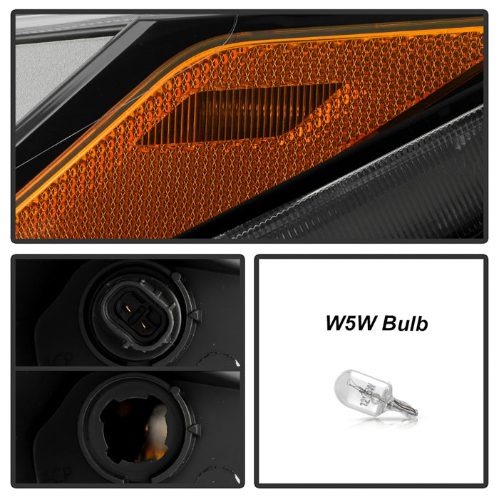Spyder 22-24 Toyota RAV4 LED High Low Beam w/Halogen Bulb Headlight- Left(HD-JH-TRAV422-LED-OE-L)