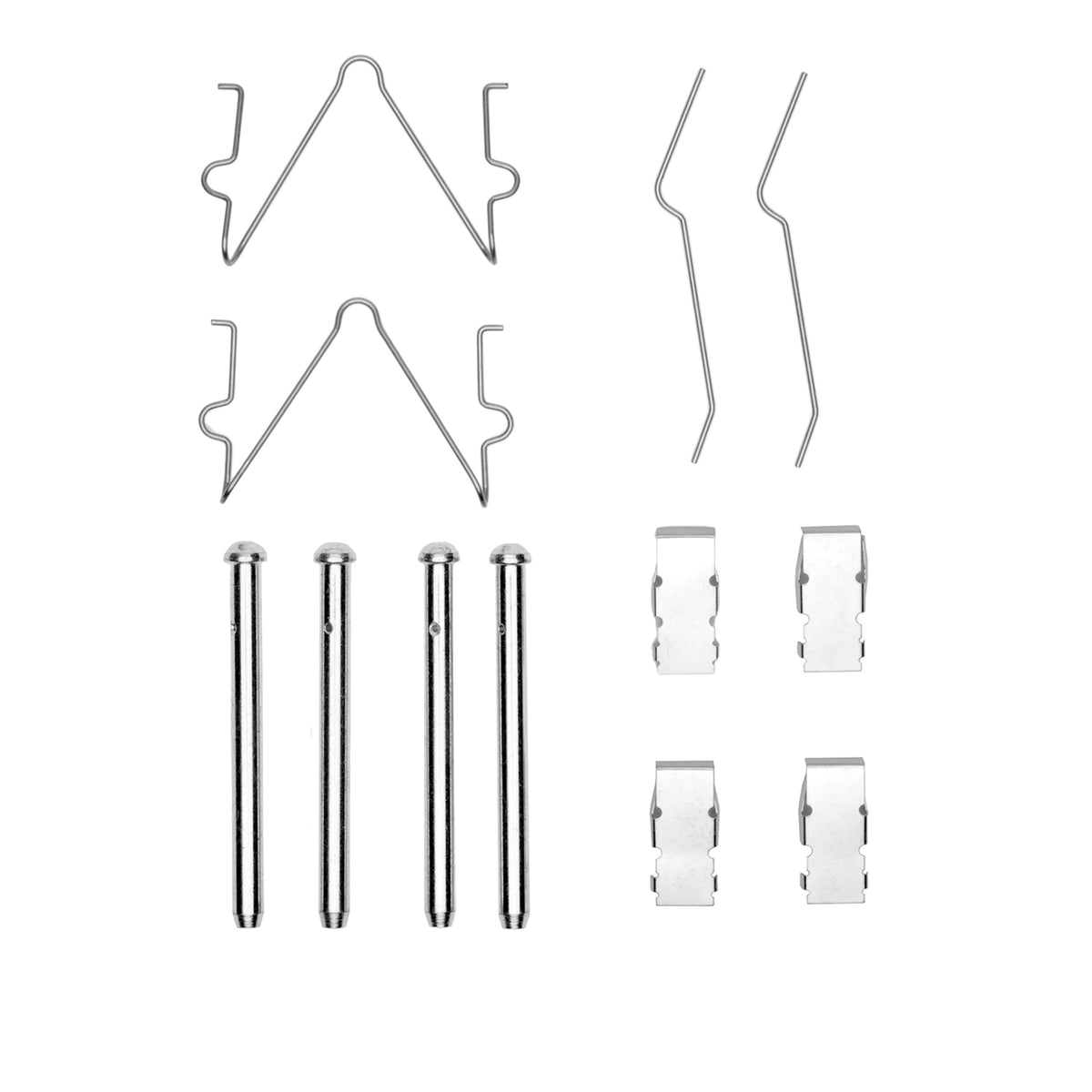 R1 88-93 Ford Festiva Front Disc Brake Hardware Kit