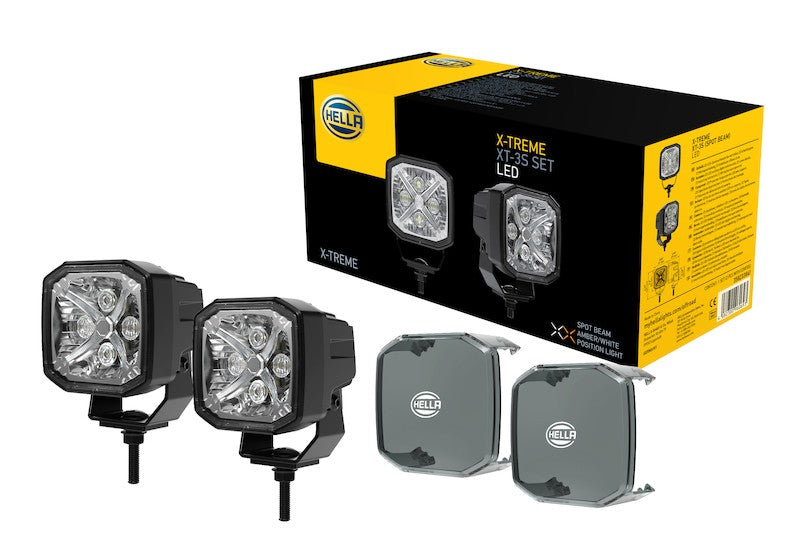 Hella Universal Lighting Auxiliary Lamps X-TREME Spotlight XT-3S Spot Beam