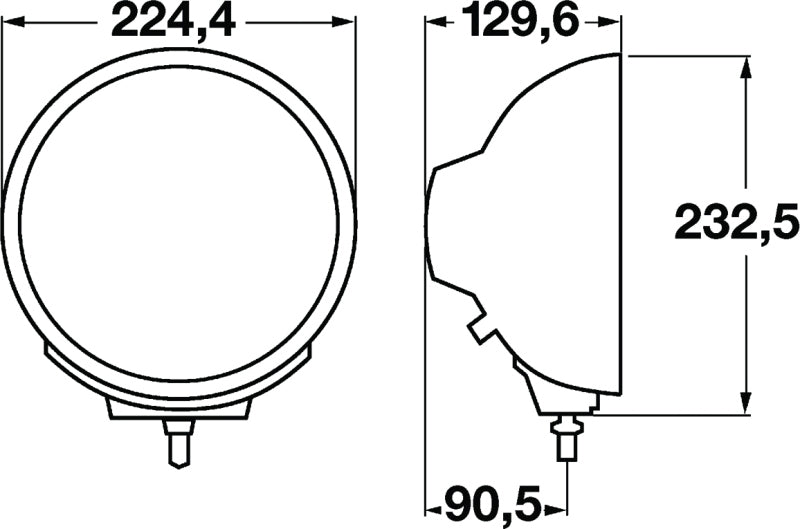 Hella Universal Lighting Auxiliary Lamps - Fog Light