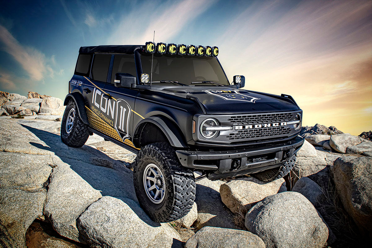 ICON 21-UP BRONCO SASQUATCH 2-3" LIFT STAGE 6 SUSPENSION SYSTEM BILLET