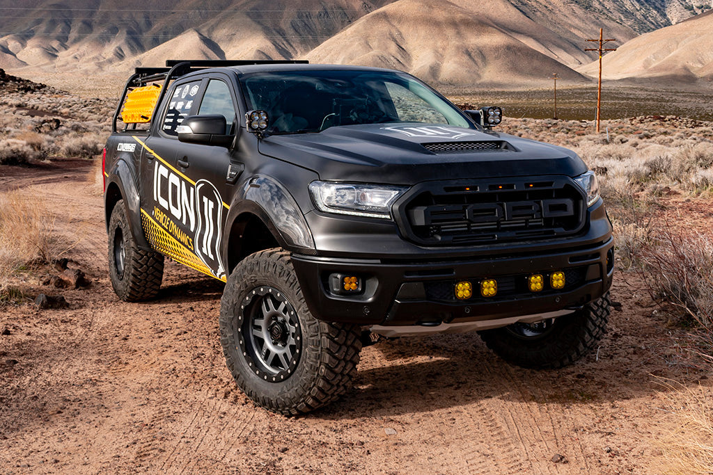 ICON 19-21 Ford Ranger 0-3.5in Stage 4 Suspension System w/ Billet UCA Alum Knuckle