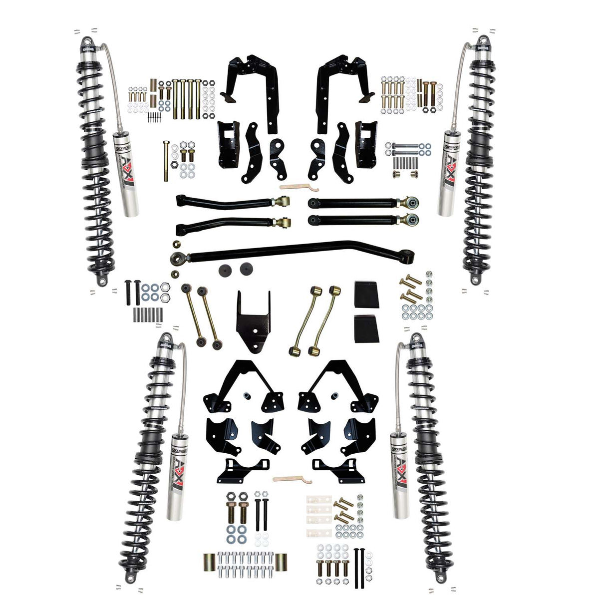 Skyjacker 21-24 Jeep Wrangler JL 3.5-6 In. ADX 2.0 Adventure Series Coilover Suspension Lift Kit