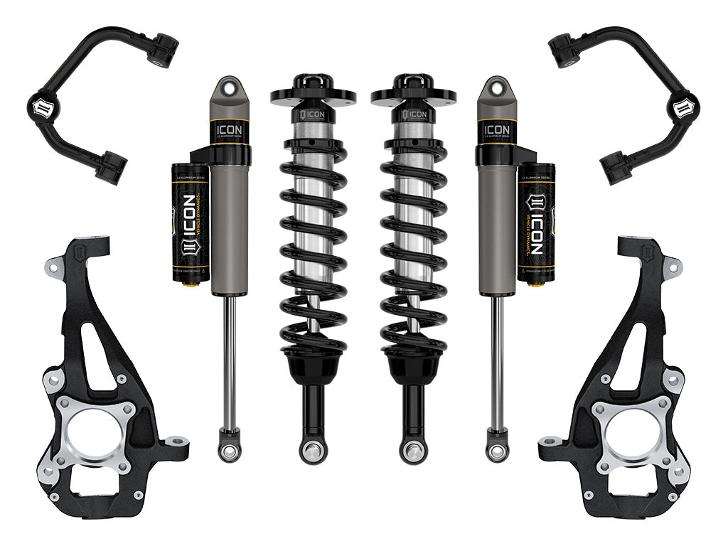 ICON 21-24 Ford F150 4WD 3.5-4.5in Stage 2 Suspension System w/ Tubular UCA