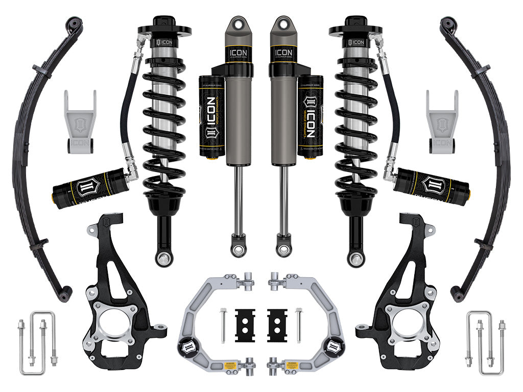 21-23 Ford F150 Tremor 4WD 3.5-4.5in Stage 3 Suspension Sys Billet UCA / Leaf Pack