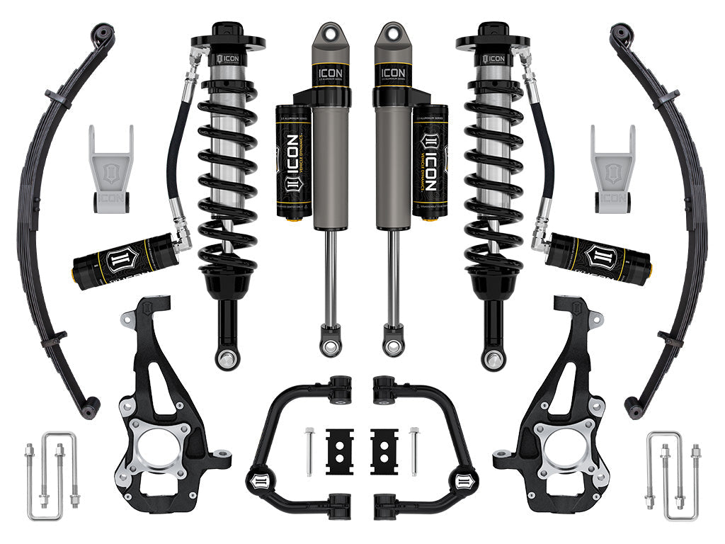 21-23 Ford F150 Tremor 4WD 3.5-4.5in Stage 3 Suspension Sys Tubular UCA / Leaf Pack