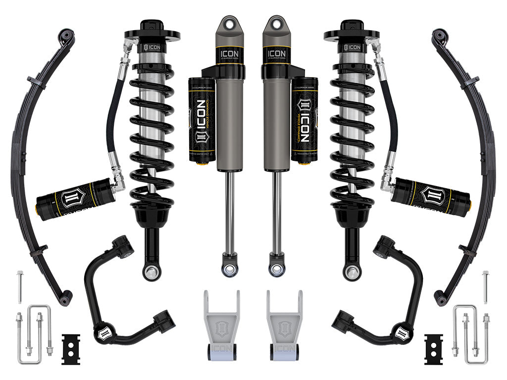 21-23 Ford F150 Tremor 4WD 2.5-3" Stage 3 Suspension Sys Tubular UCA / Leaf Pack