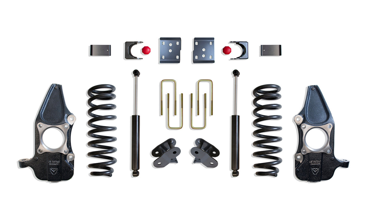 Maxtrac 15-20 Ford F-150 3/5 in. Lowering Kit (4DR, 5.0L V8) (Requires 22in. Rims or Larger)