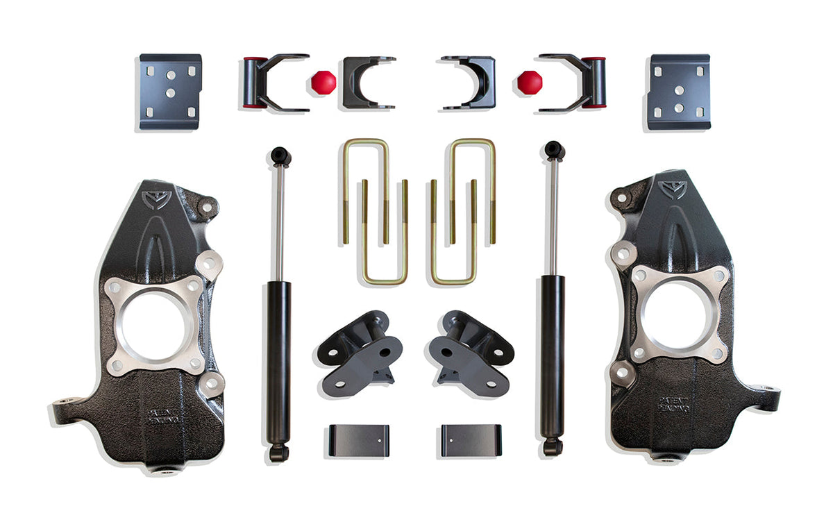 Maxtrac 21-24 Ford F-150 2/4in. Lowering Kit w/ Spindles-(Required 22in. Rims or Larger