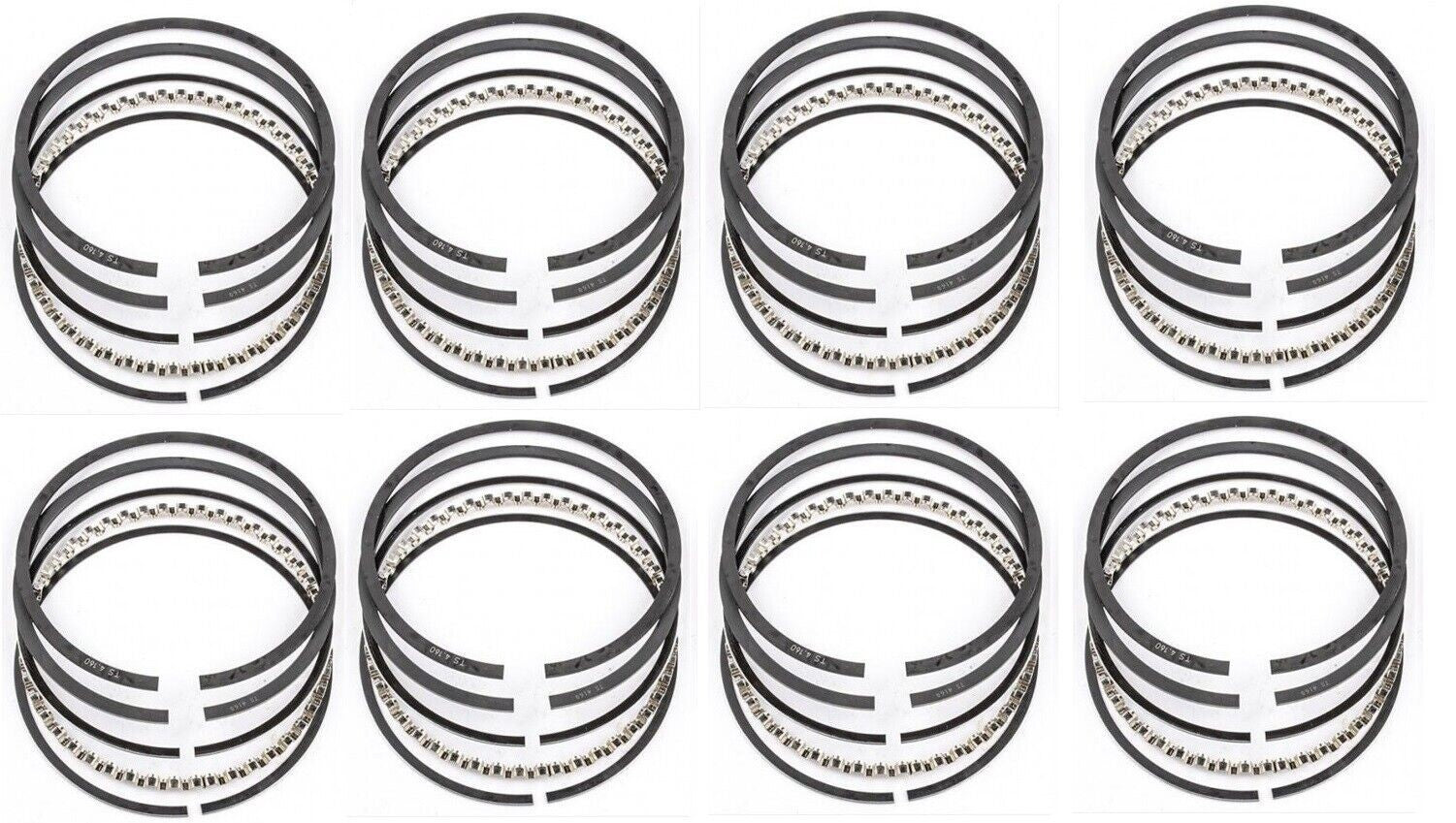 Manley Chevy Small Block LS Series 4.070/-4cc Flat Top Steel Top Ring Set
