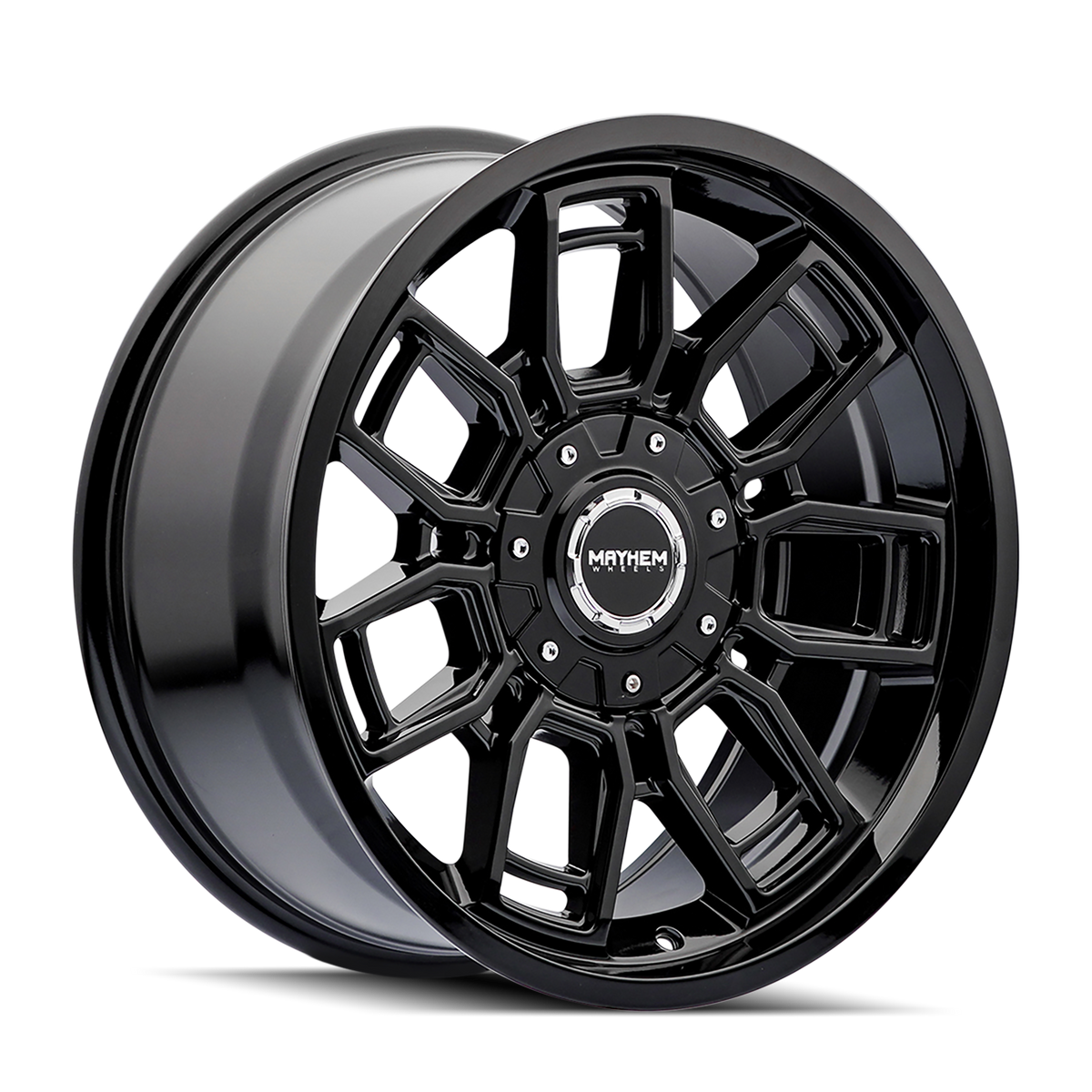Mayhem 8118 Ordinance 20x9 / 6x135/139.7 BP / 106.1mm Hub Gloss Black Wheel