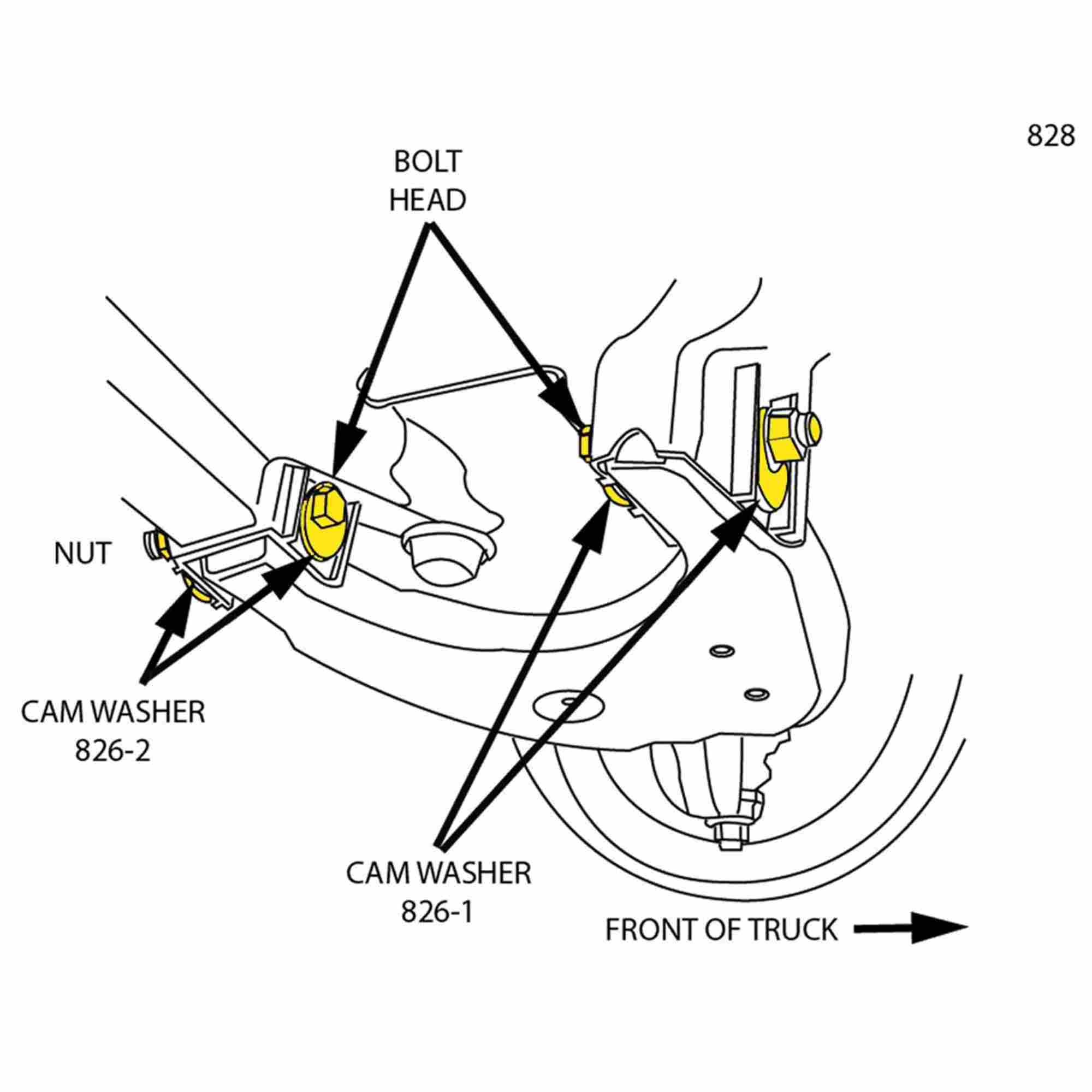 MOOG 10-23 Lexus GX460 Front Caster/Camber Kit