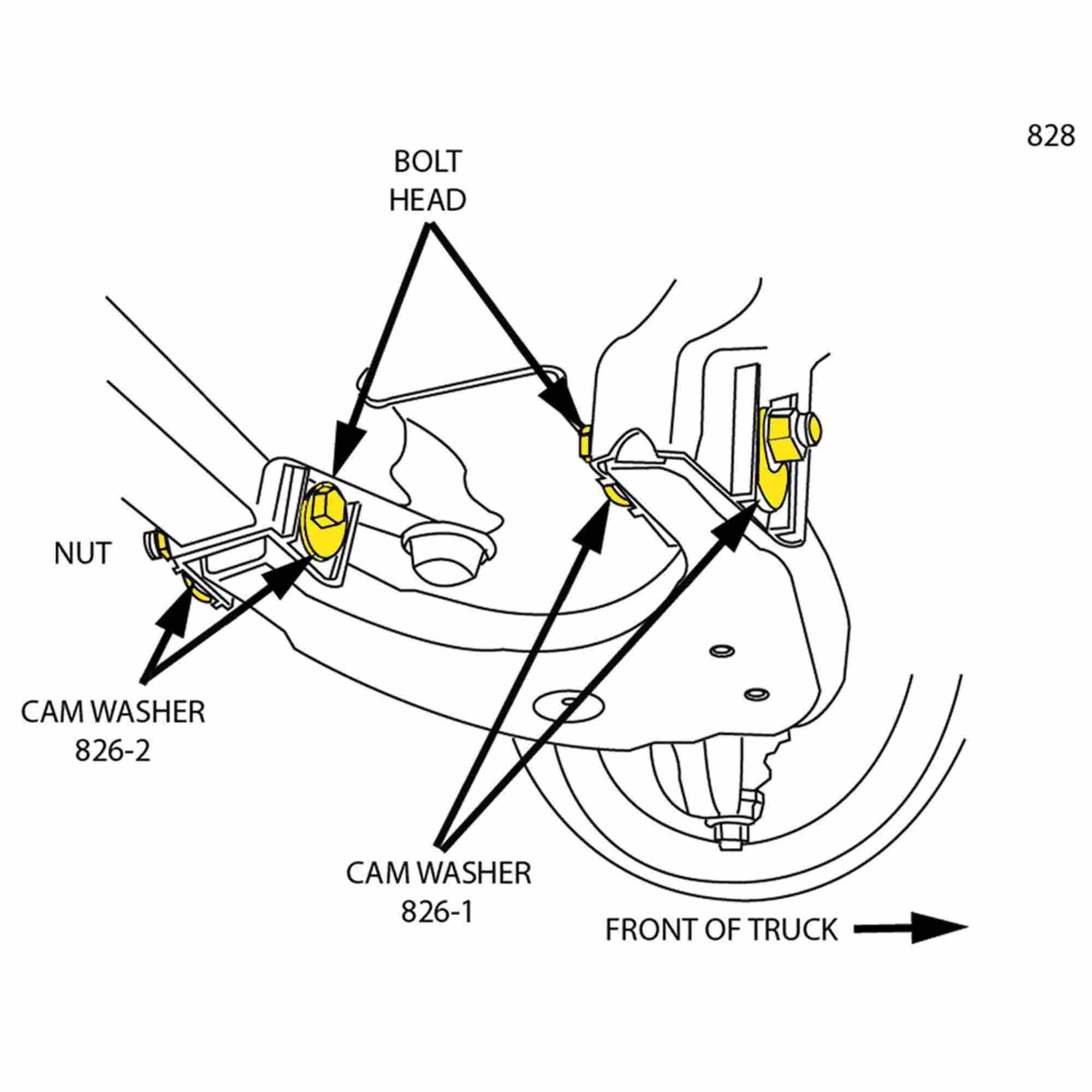 MOOG 10-23 Lexus GX460 Front Caster/Camber Kit