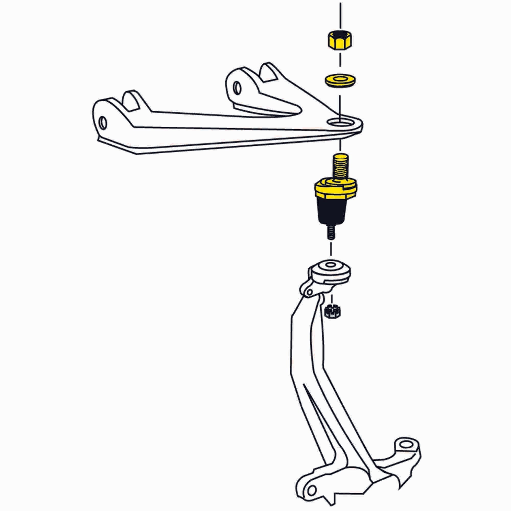 MOOG 95-00 Chrysler Cirrus Front Upper Ball Joint