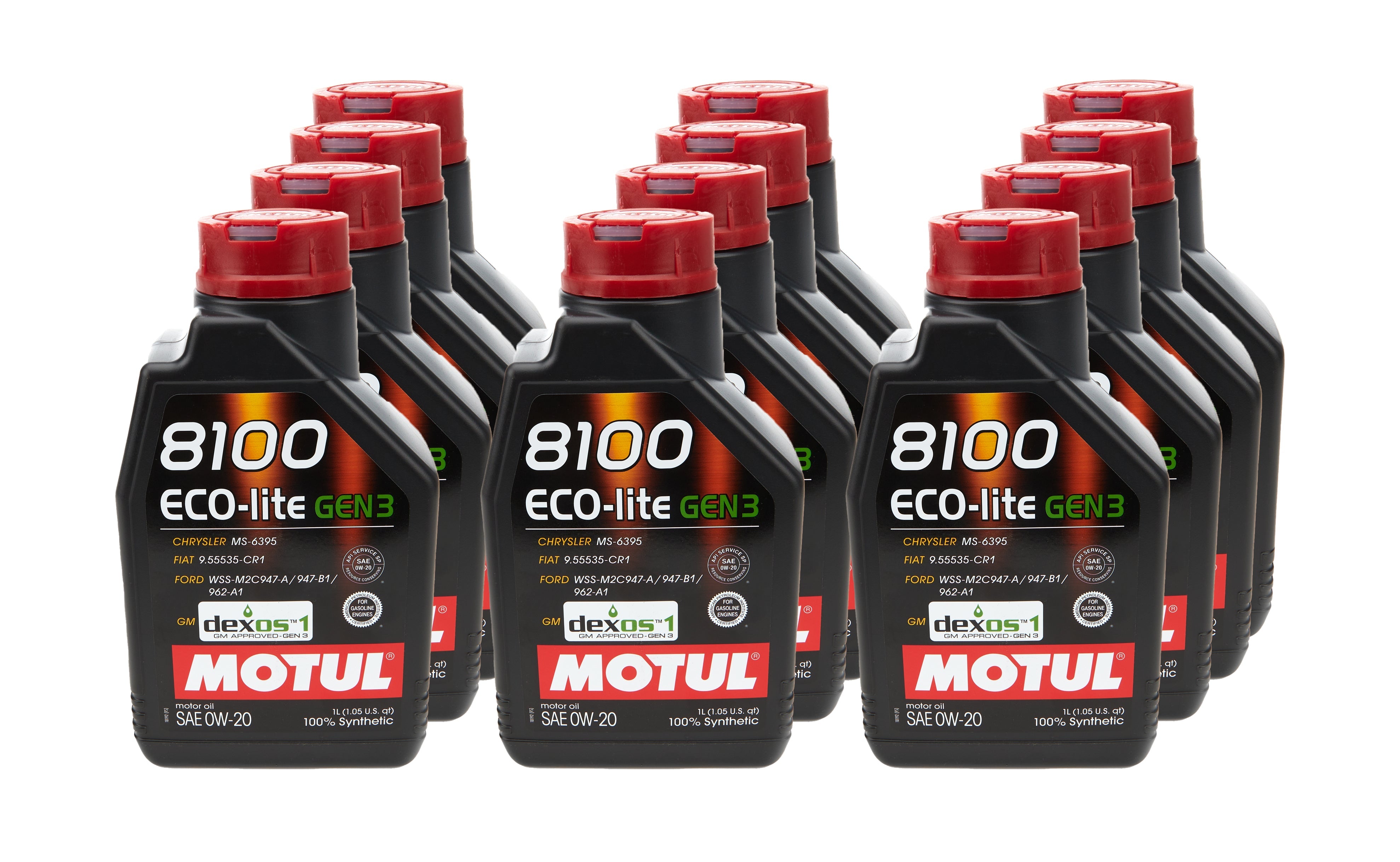 Motul 1L Synthetic Engine Oil 8100 Eco-Lite Gen3 0W20
