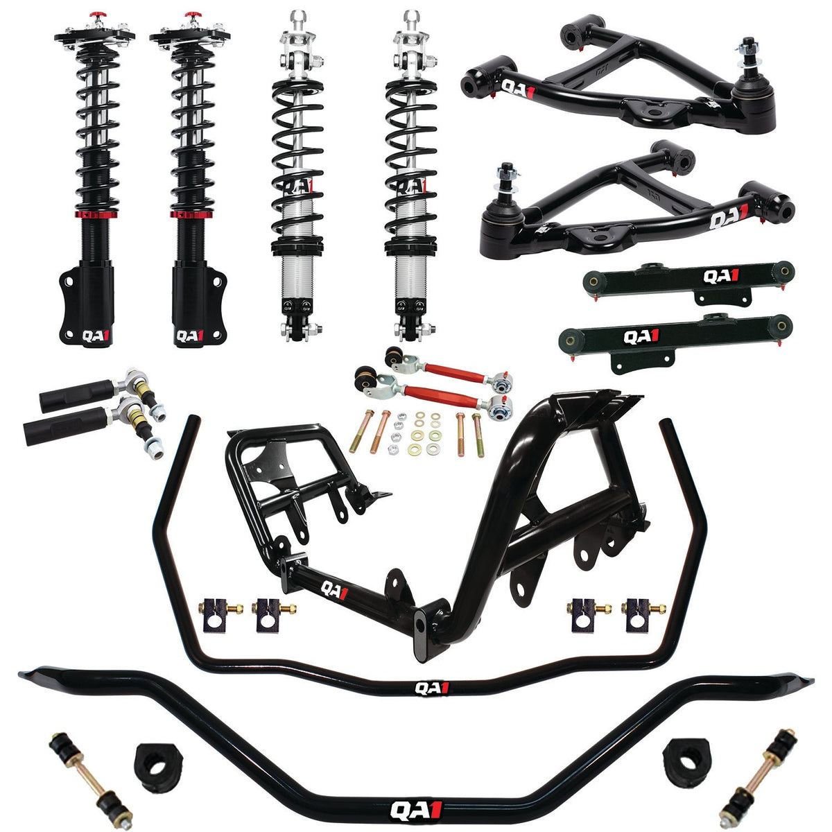 QA1 87-89 Ford Mustang Level 2 Handling Kit w/ Shocks