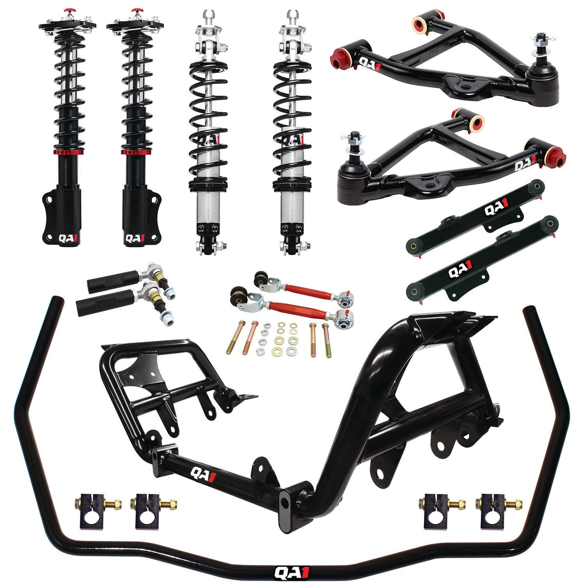 QA1 90-93 Ford Mustang Level 2 Drag Kit w/ Shocks