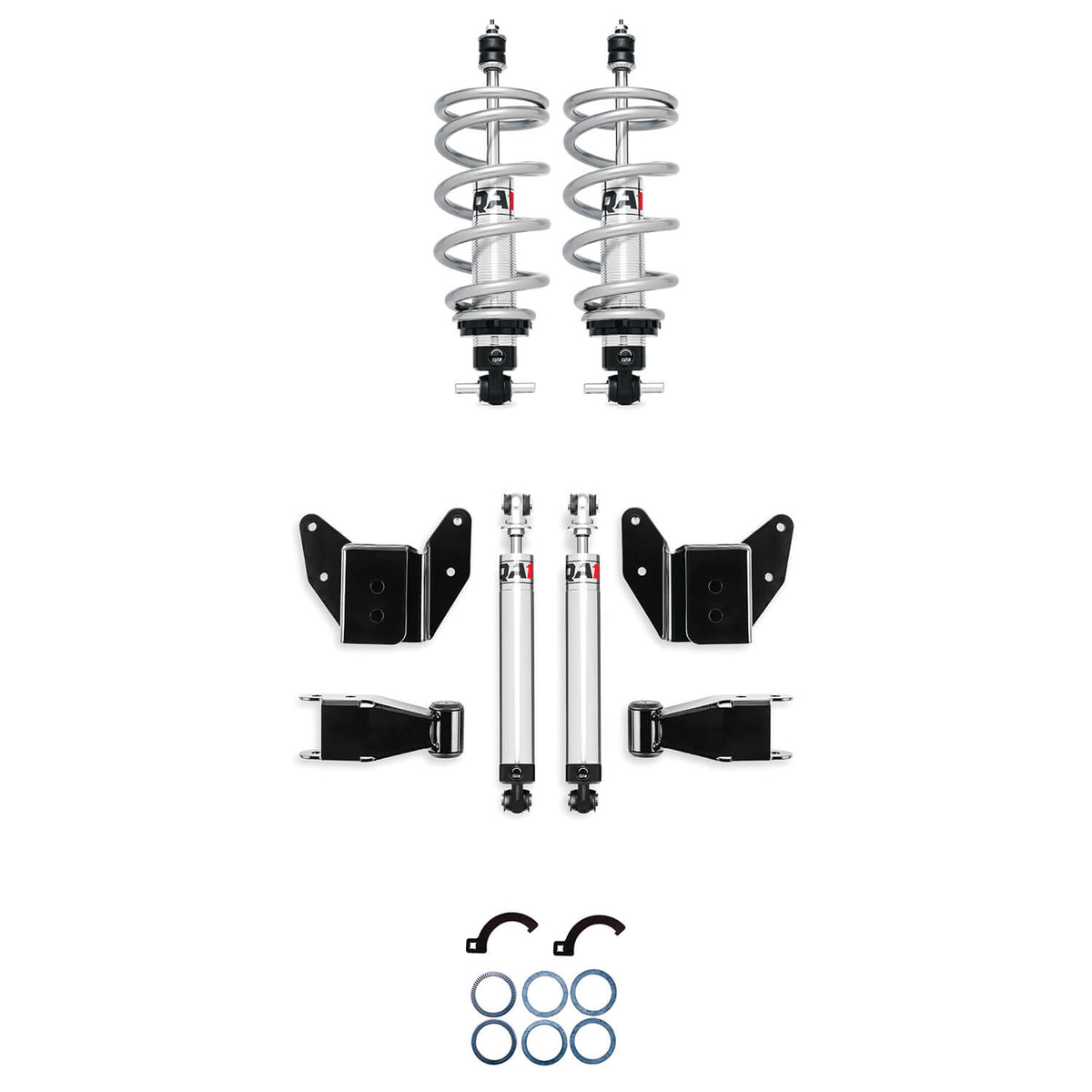 QA1 99-06 Chevy Silverado 1500 2WD Long Bed Lowering Kit - Single Adjustable