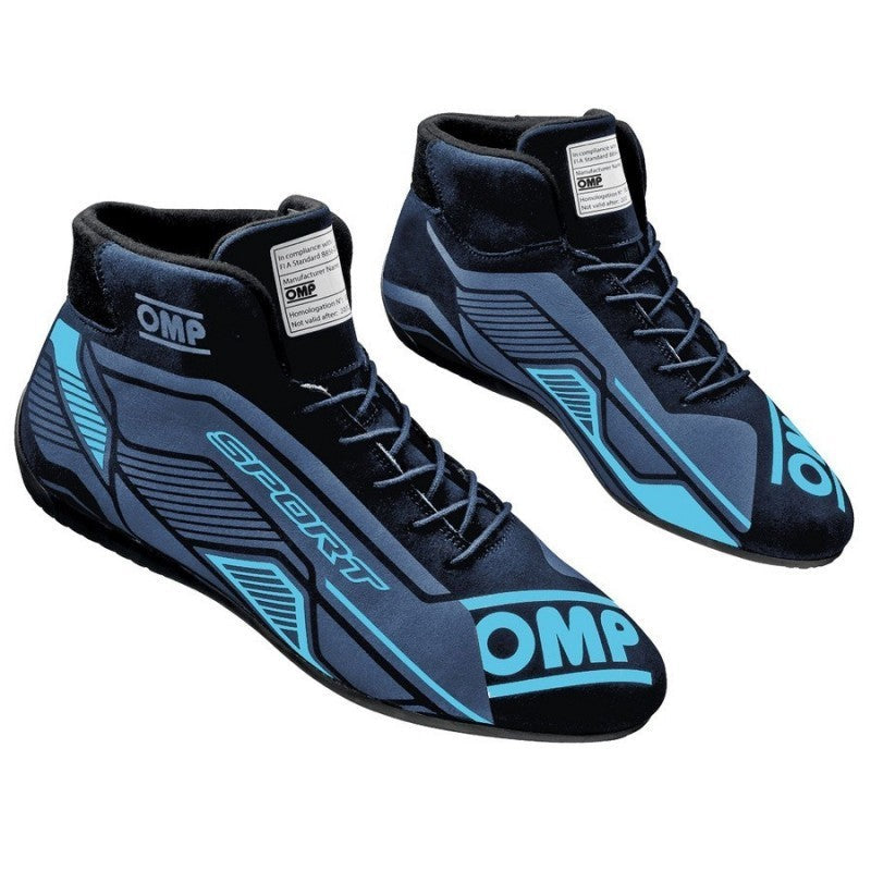 OMP OMP SPORT SHOES FIA 8856-2018 BLACK / CYAN SZ 42