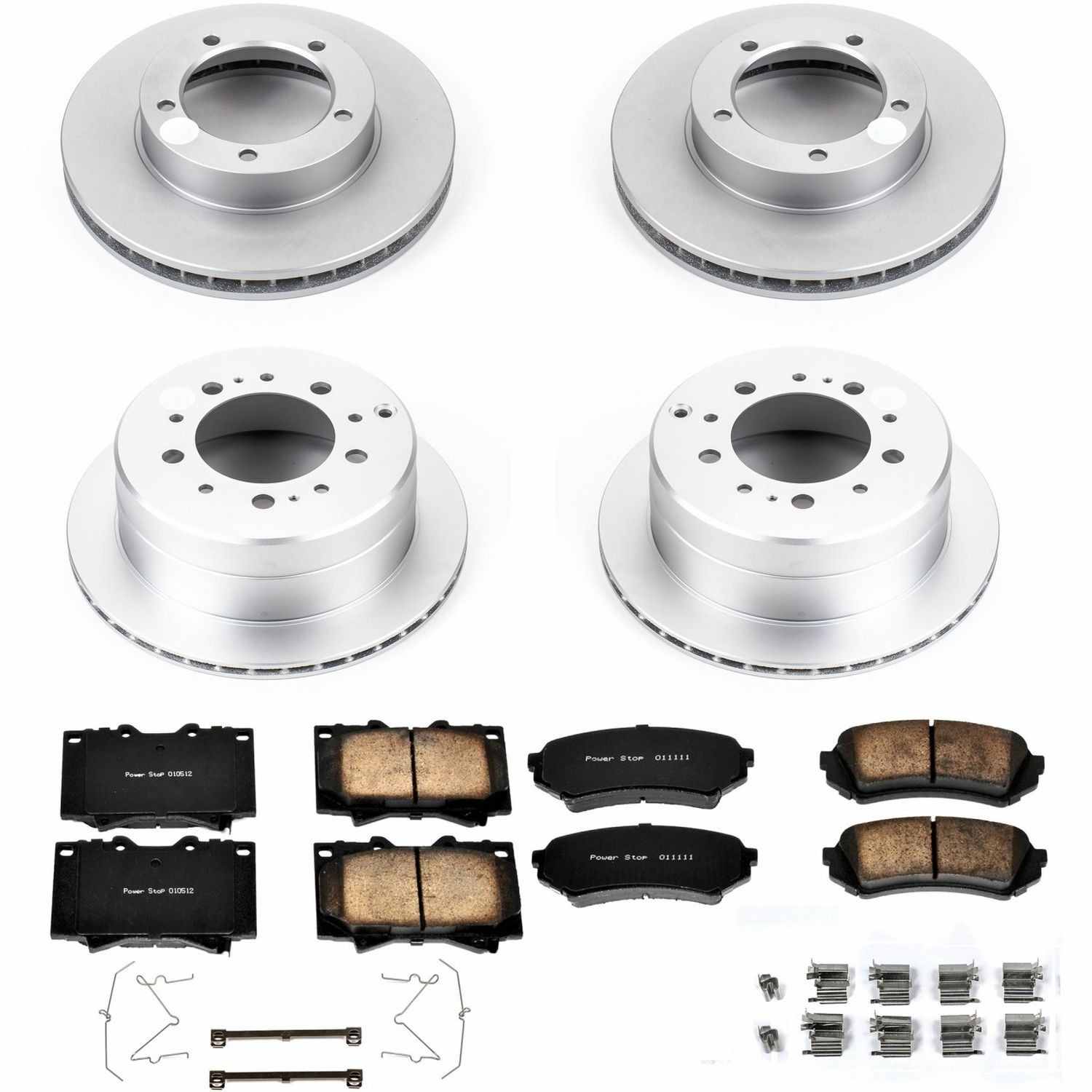 Power Stop 98-07 Lexus LX470 Front & Rear Z17 Evolution Geomet Coated Brake Kit