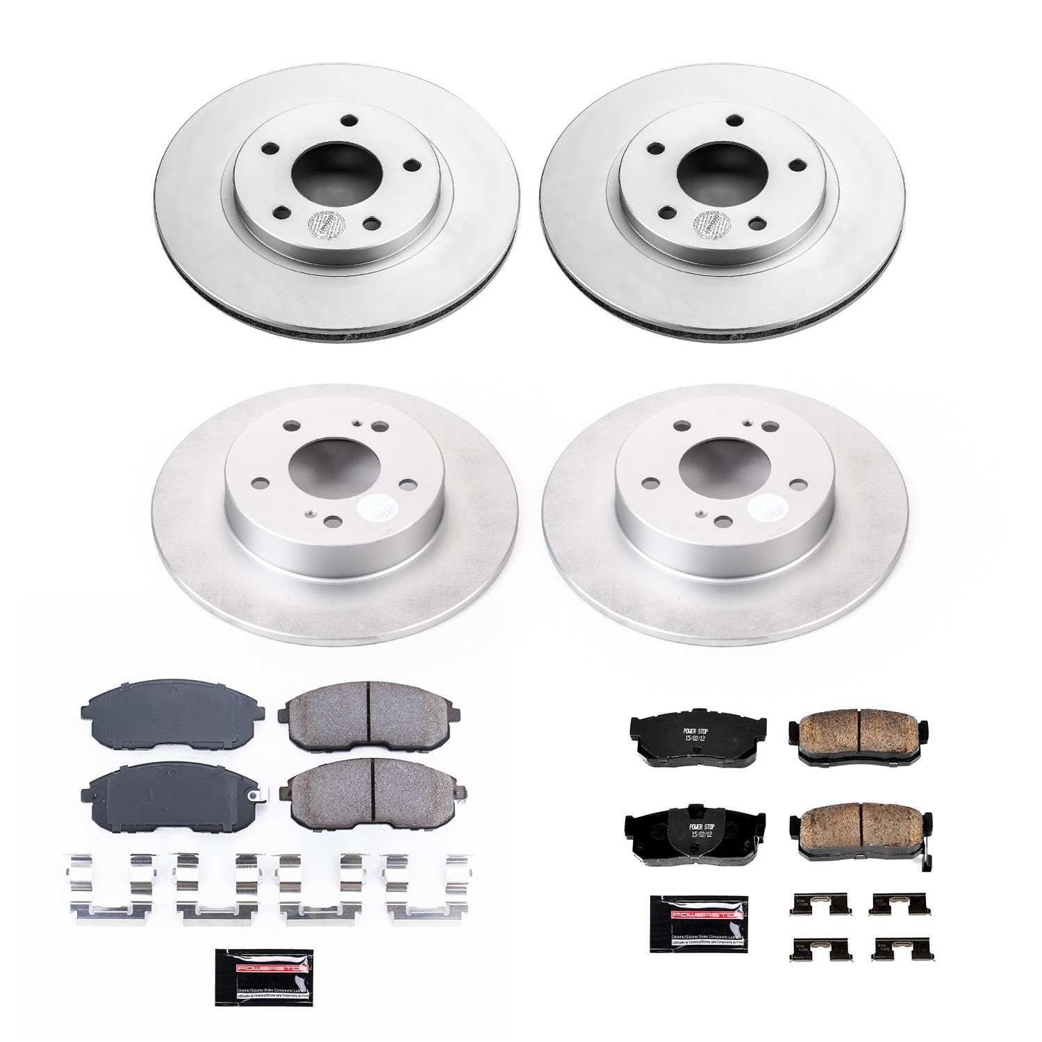 Power Stop 00-01 Infiniti I30 Front & Rear Z17 Evolution Geomet Coated Brake Kit