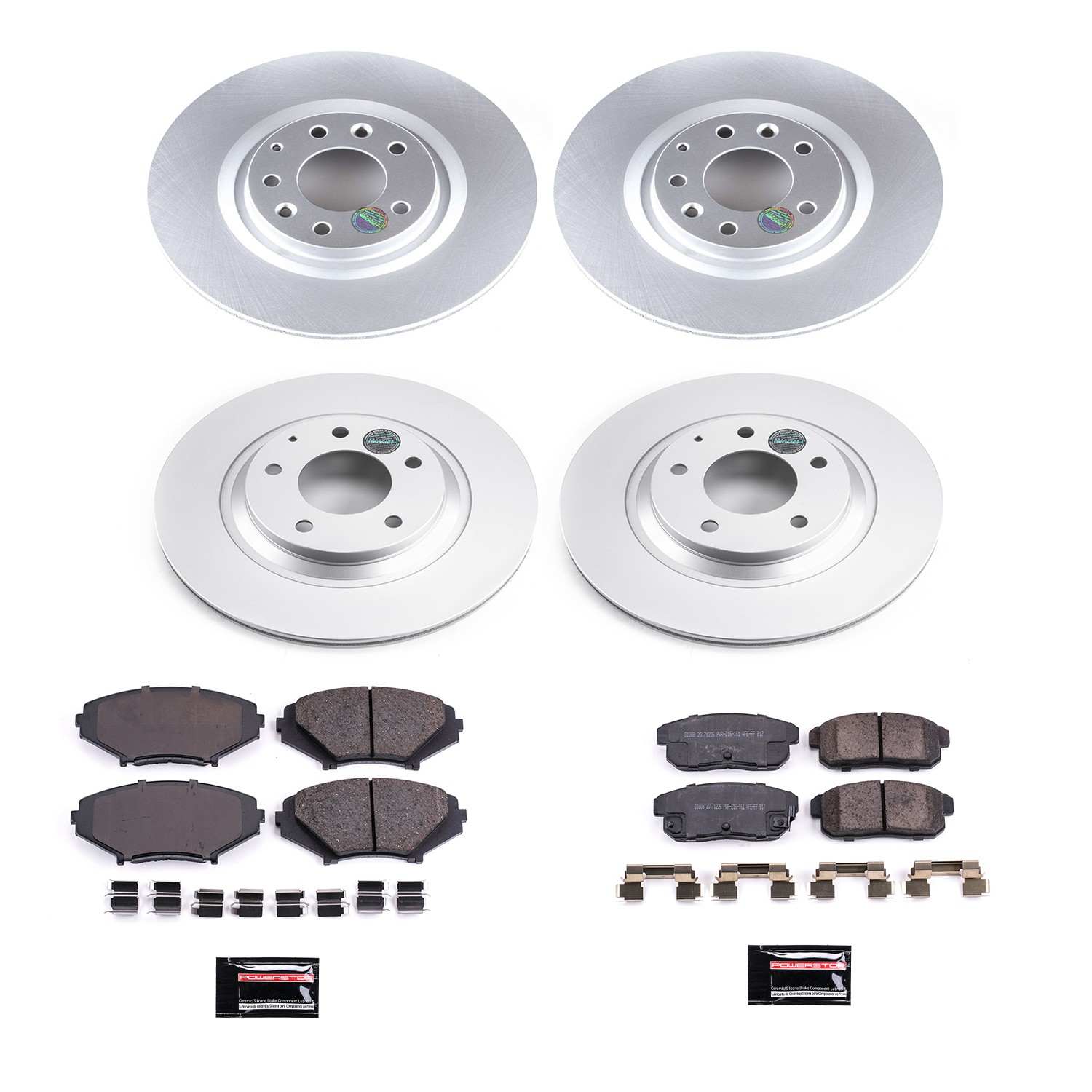 Power Stop 04-11 Mazda RX-8 Front & Rear Z17 Evolution Geomet Coated Brake Kit