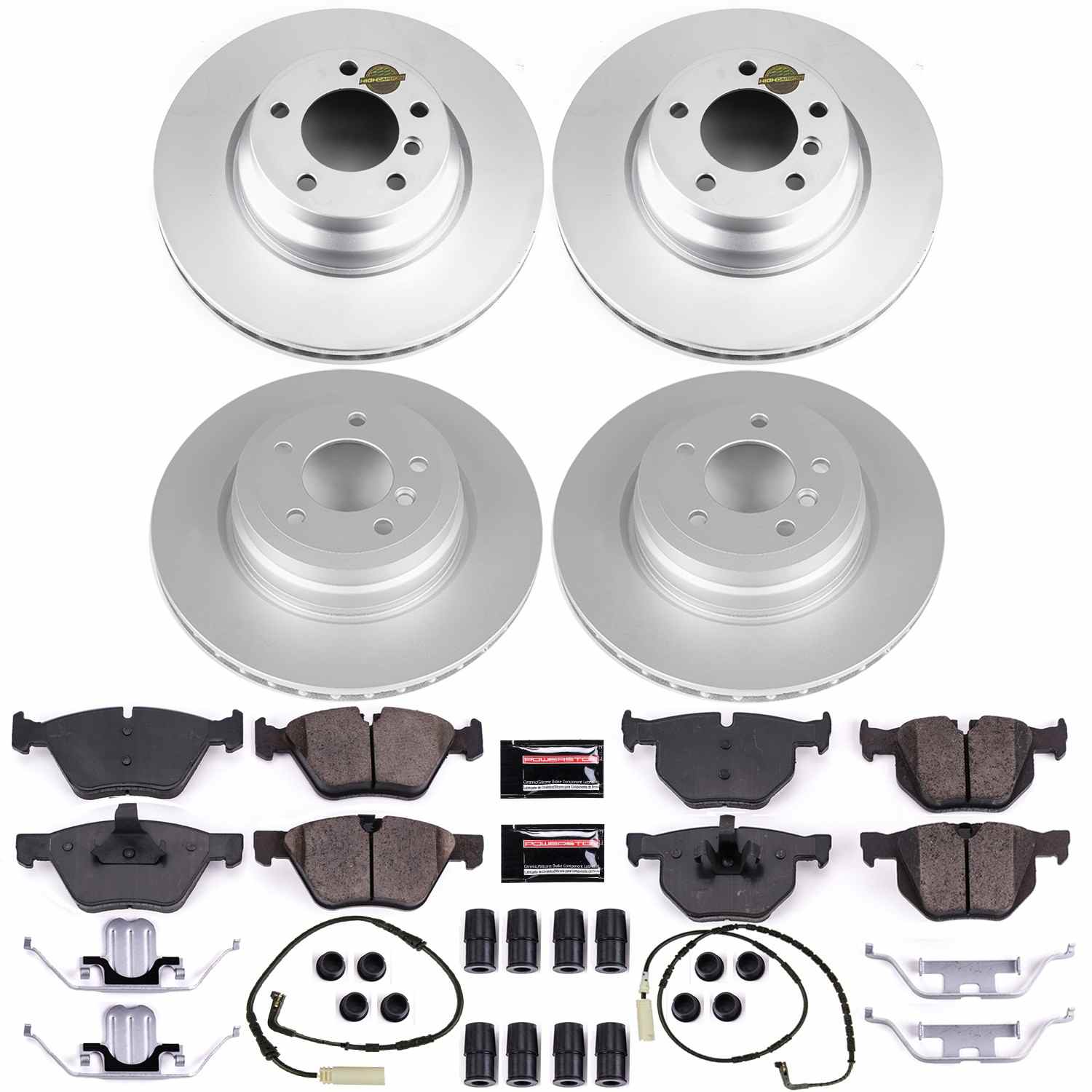 Power Stop 2006 BMW 330i Front & Rear Z23 Evolution Sport Coated Brake Kit