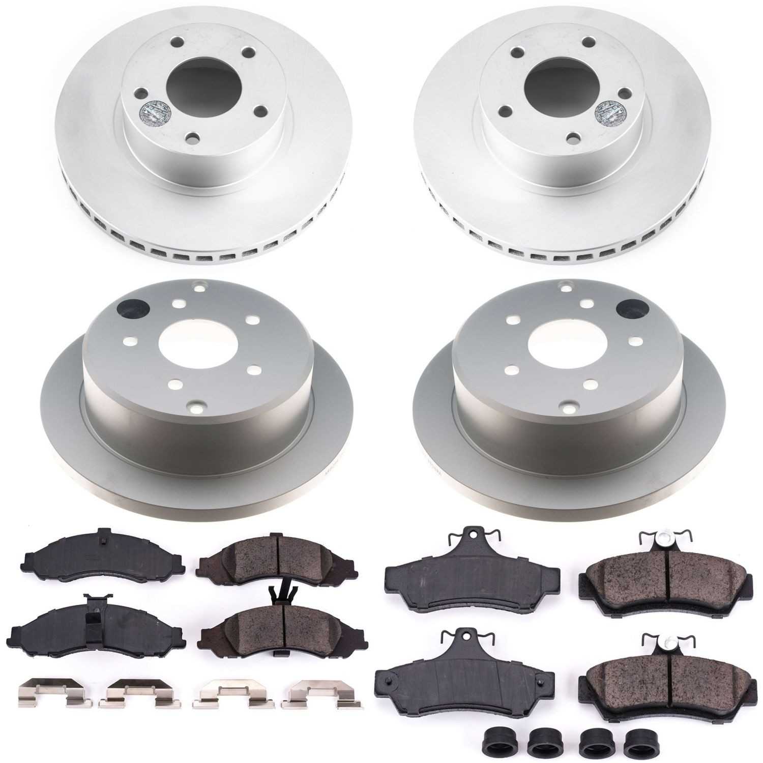 Power Stop 2004 Pontiac GTO Front & Rear Z17 Evolution Geomet Coated Brake Kit