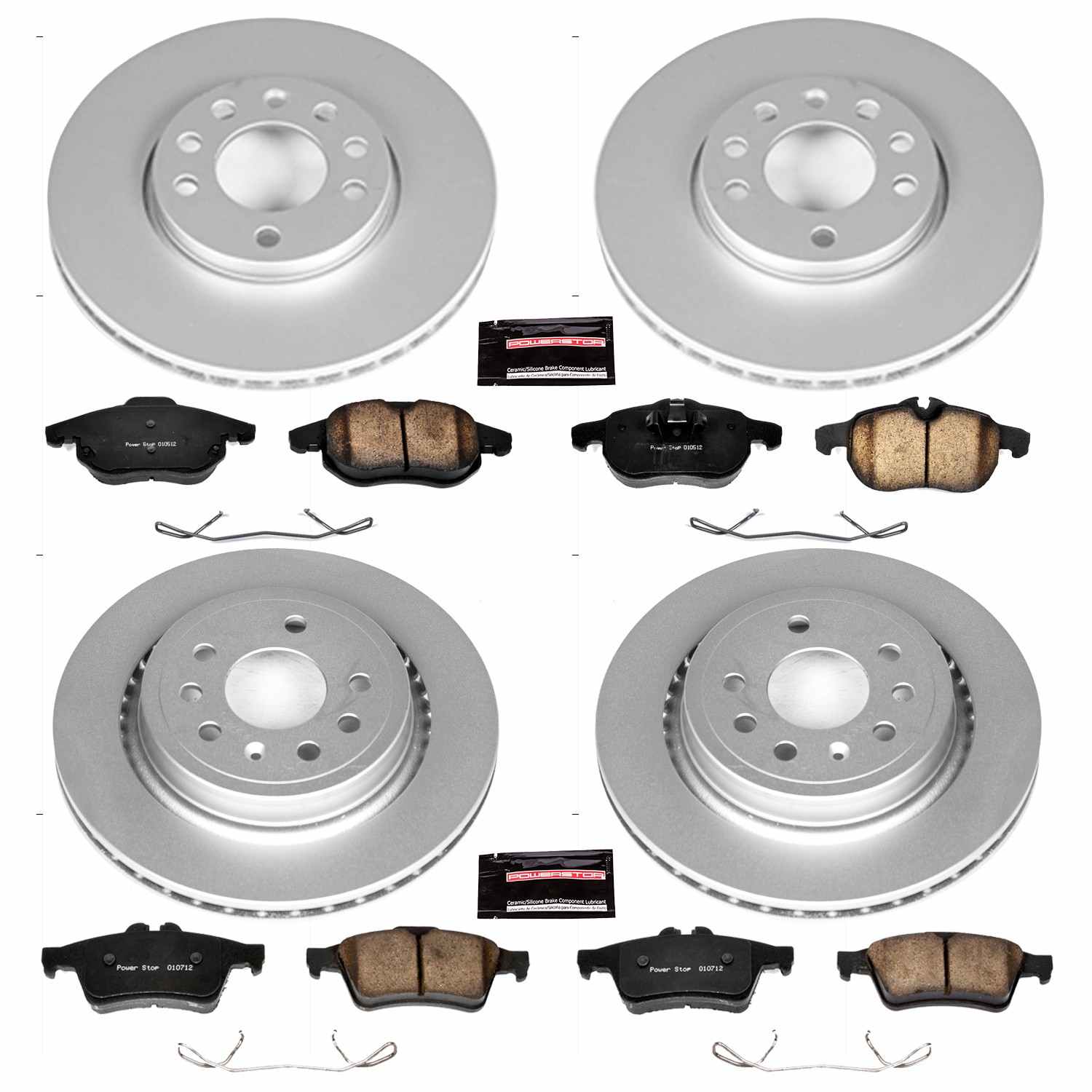 Power Stop 06-07 Saab 9-3 Front & Rear Z23 Evolution Sport Coated Brake Kit