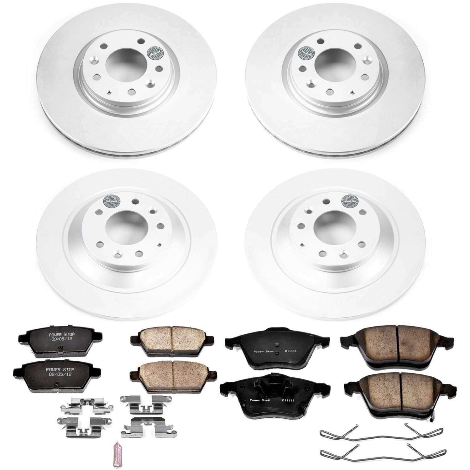 Power Stop 06-07 Mazda 6 Front & Rear Z17 Evolution Geomet Coated Brake Kit
