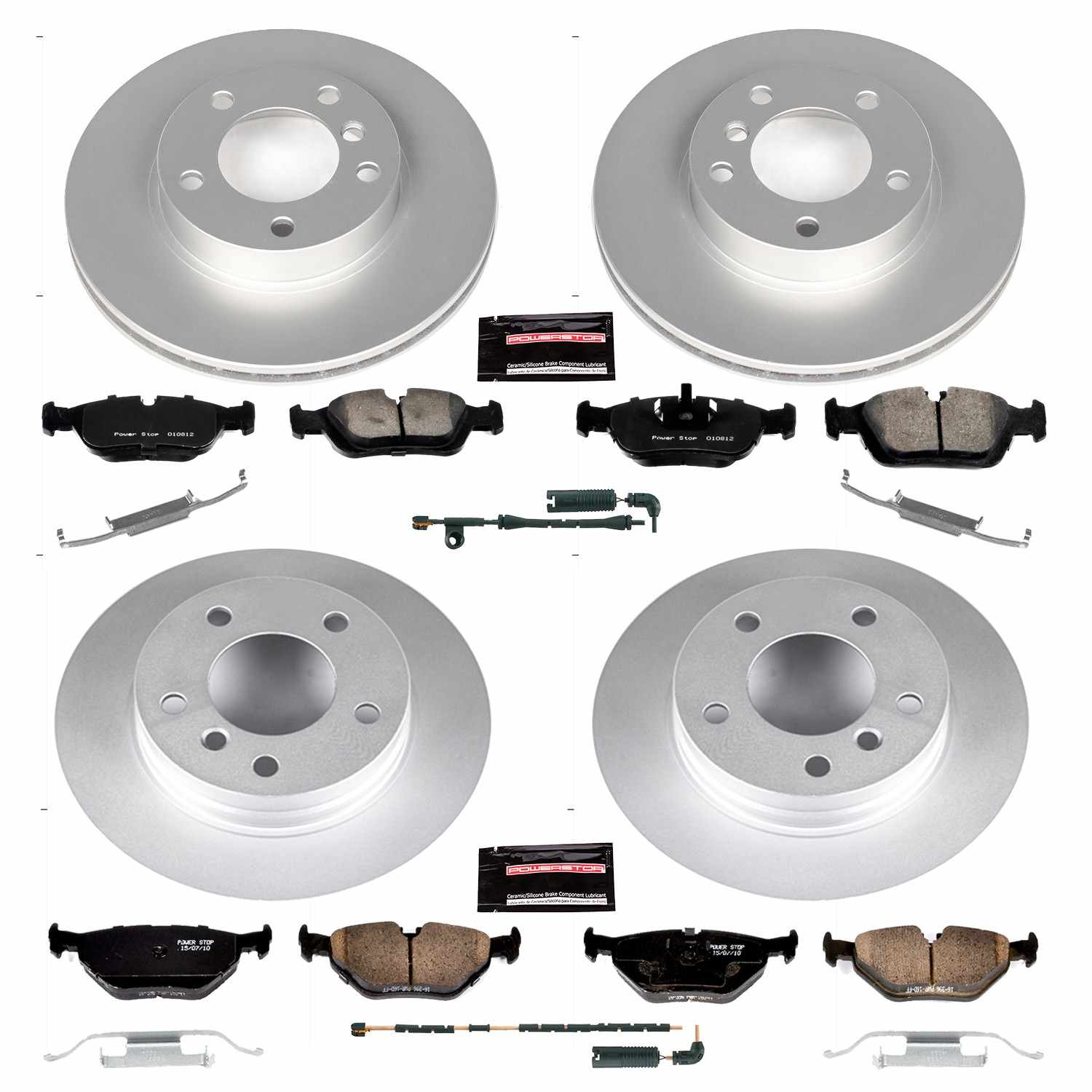 Power Stop 03-05 BMW Z4 Front & Rear Z23 Evolution Sport Coated Brake Kit